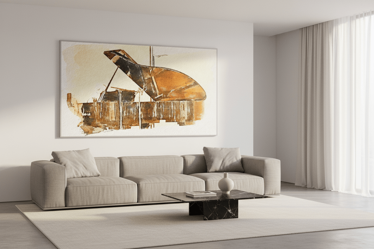A pianist's meditation - Micol Art Gallery