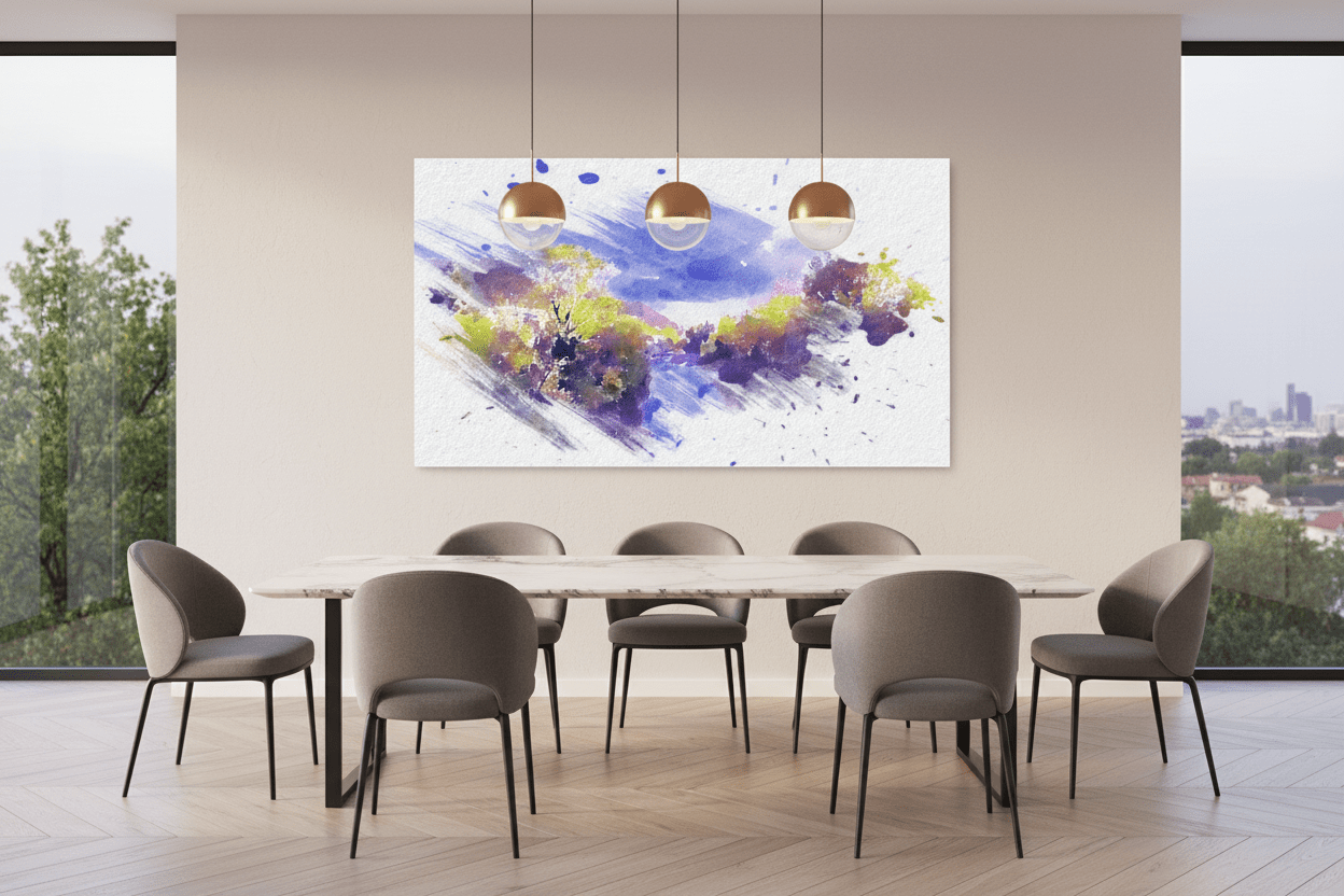 Blue Fish Meditation - Micol Art Gallery