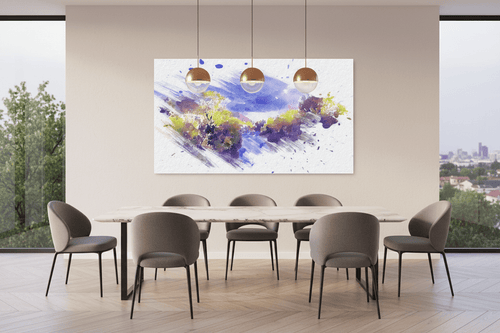 Blue Fish Meditation - Micol Art Gallery