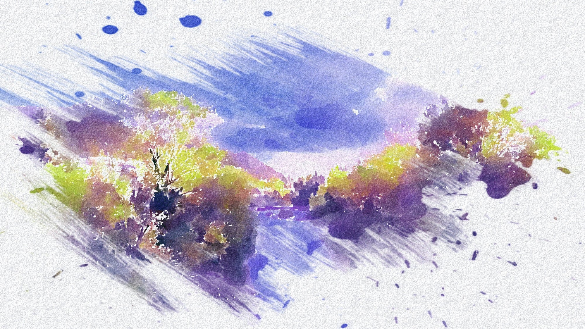Blue Fish Meditation - Micol Art Gallery