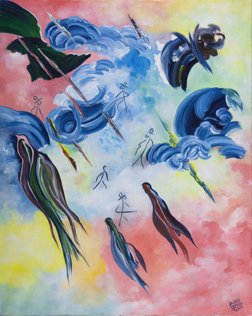 Lotta tra Nubi - Micol Art Gallery