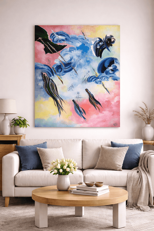 Lotta tra Nubi - Micol Art Gallery