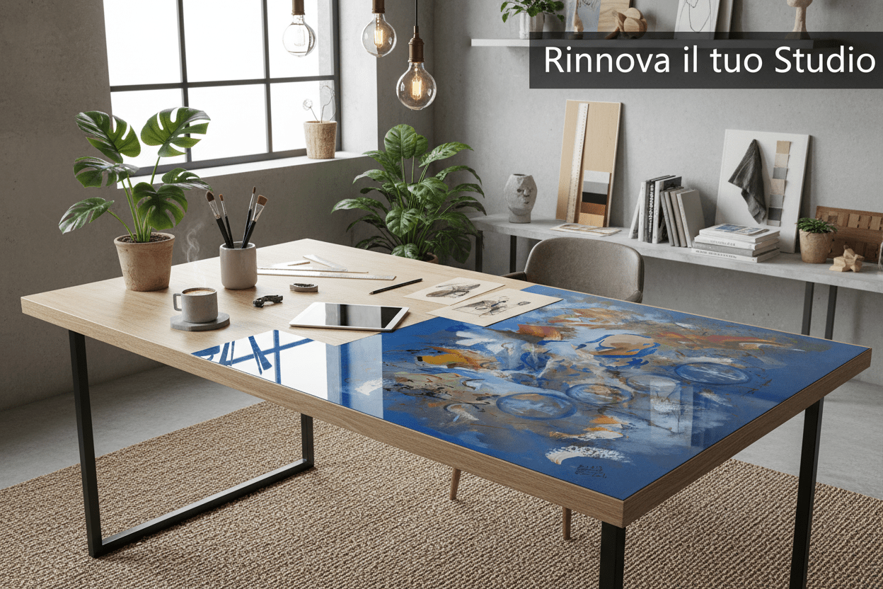 Madame - Scrivania Arte su Misura - Progetto Personalizzato (€2500/mq) - Micol Art Gallery
