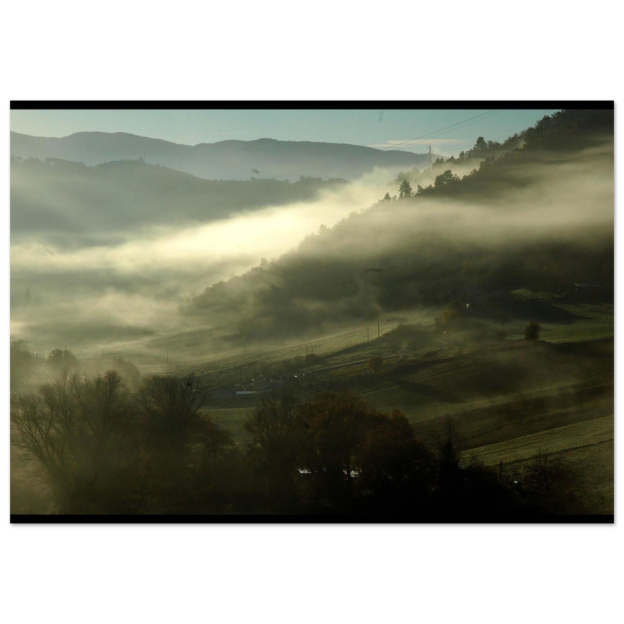 Nebbia in collina - Micol Art Gallery