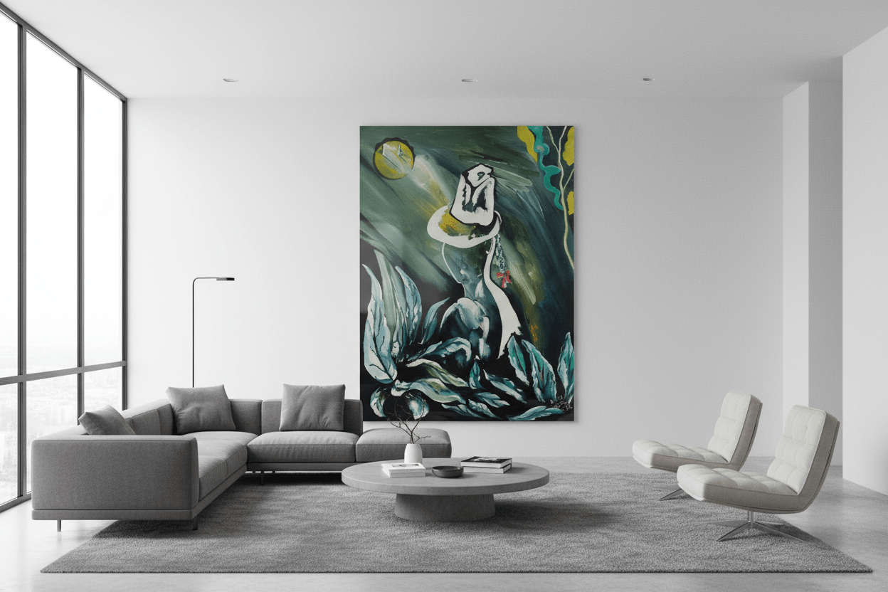 Nobildonna - Living Room Arte negli Spazi - Progetto su Misura - Micol Art Gallery