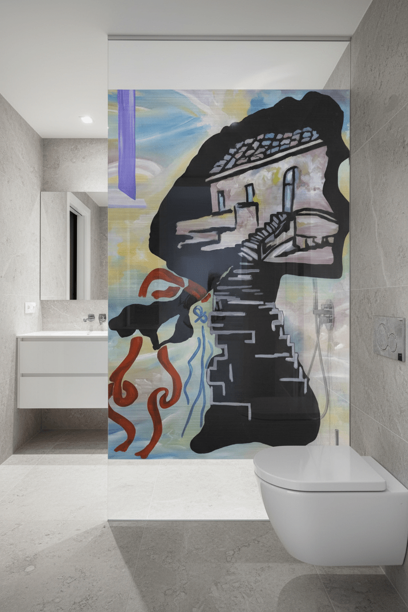 Parete Doccia Design Artistico (€2500/mq) - Micol Art Gallery