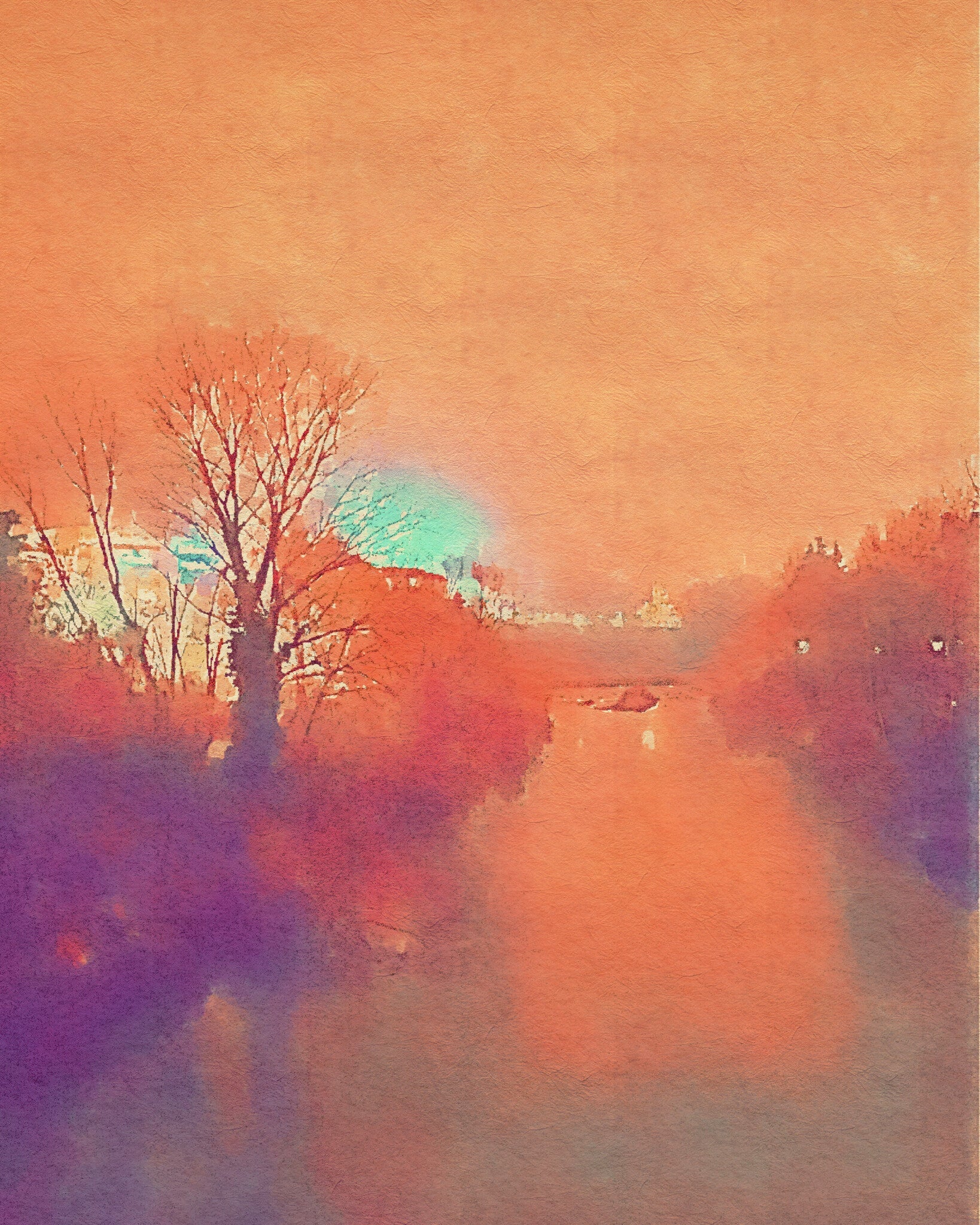 Red Fog - Micol Art Gallery