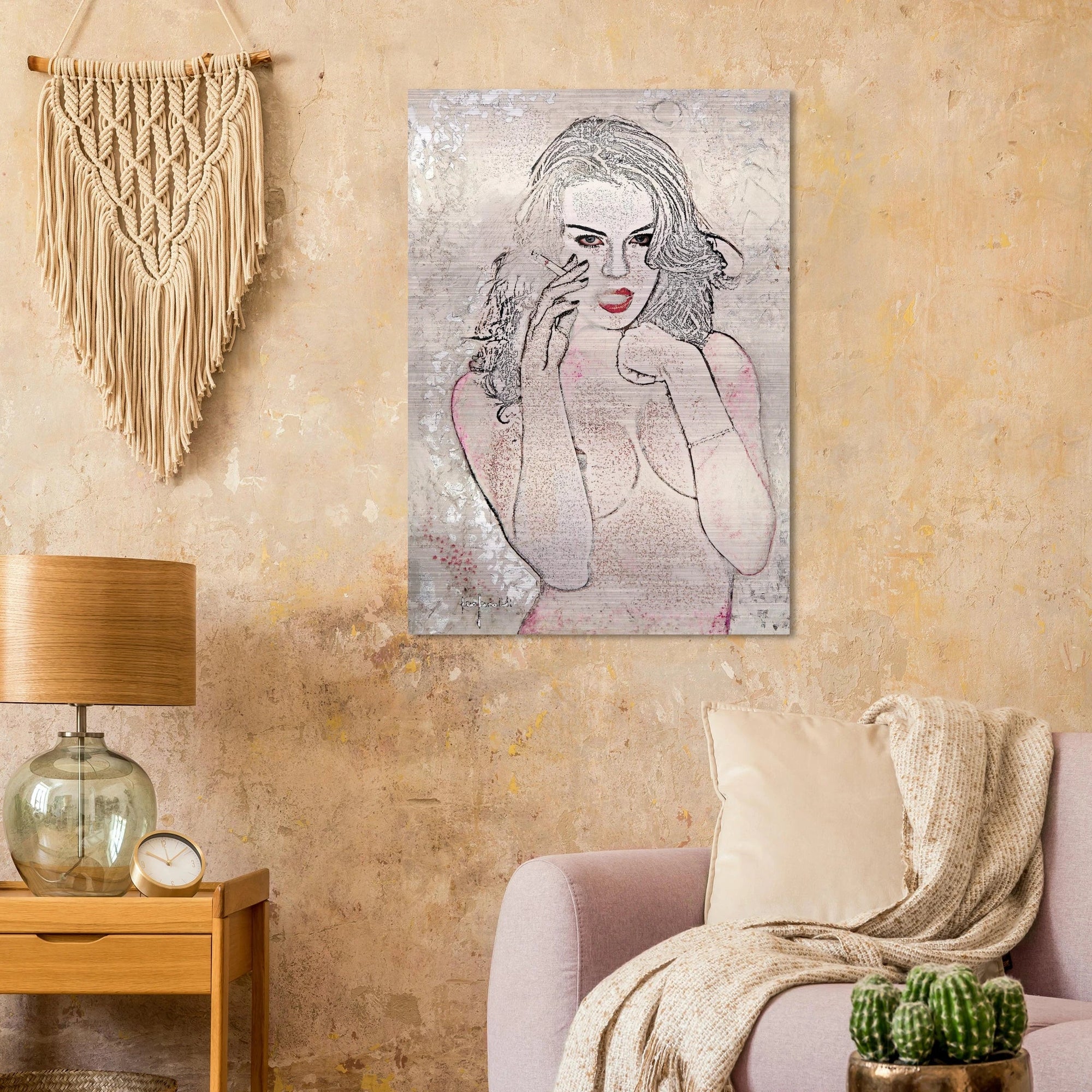 Ritratto alla sigaretta - Micol Art Gallery