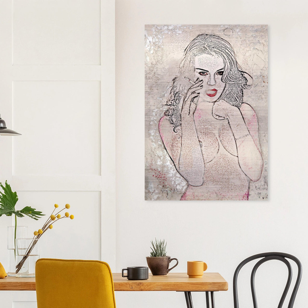 Ritratto alla sigaretta - Micol Art Gallery