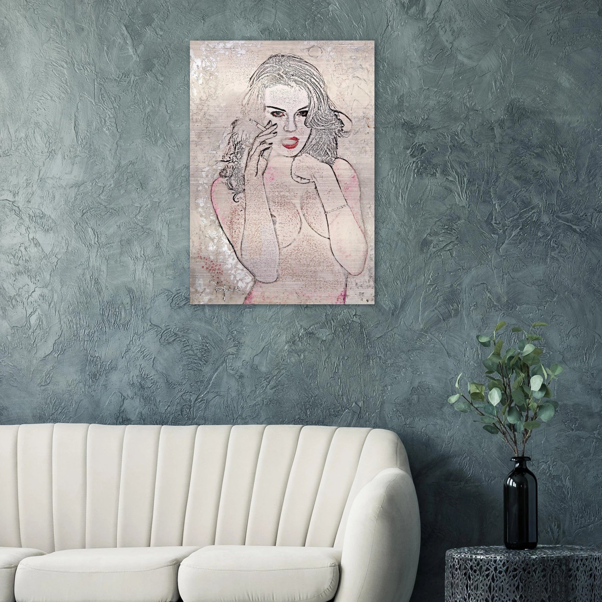 Ritratto alla sigaretta - Micol Art Gallery