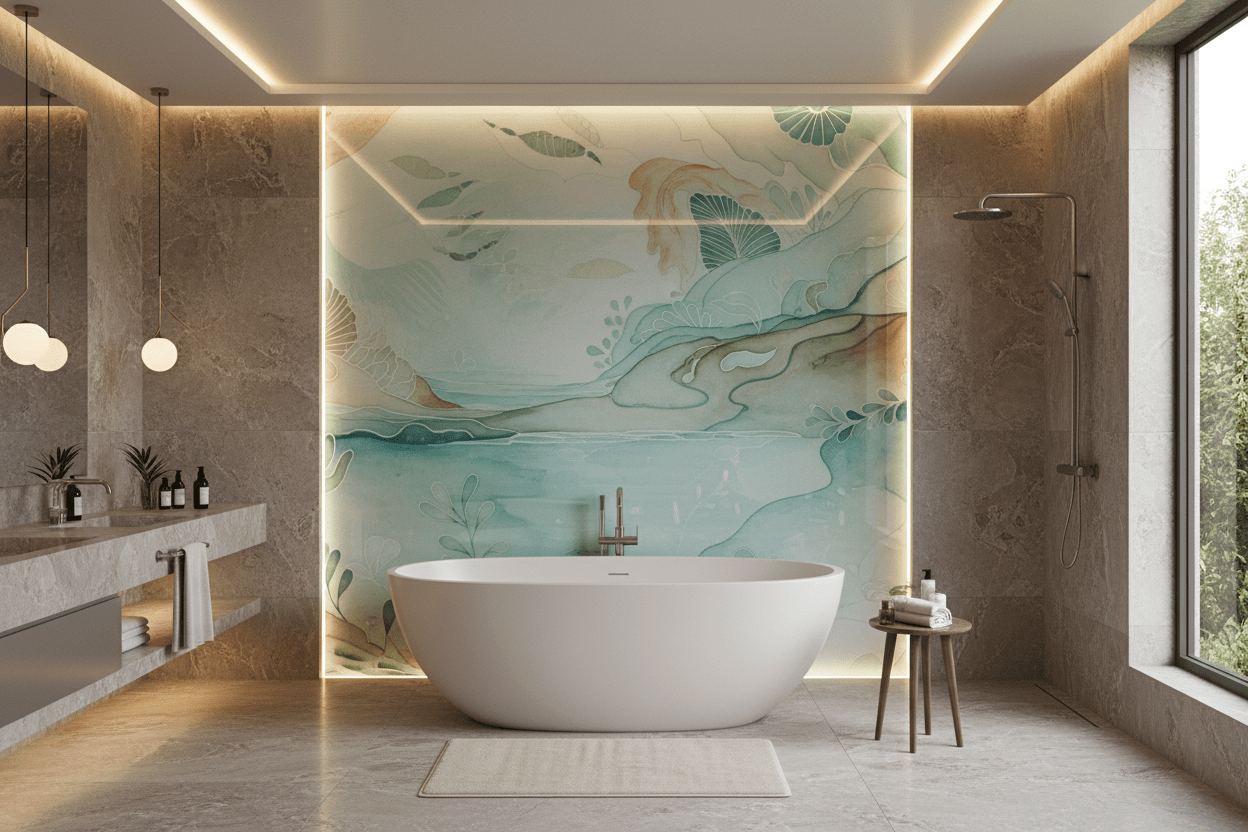 Rivestimento Bagno Spa Artistico (€2500/mq) - Micol Art Gallery